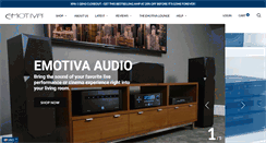 Desktop Screenshot of emotiva.com