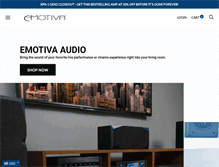 Tablet Screenshot of emotiva.com